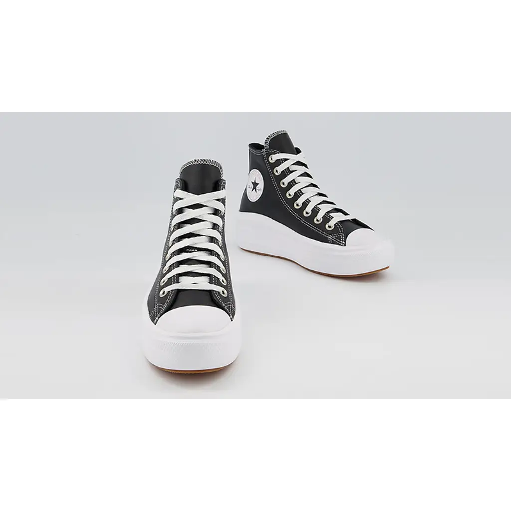 Converse Chuck Taylor Move Leather Black White - Image 3