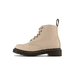 Dr. Martens 101 6 Eye Boots Parchment Beige