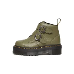 Dr. Martens Devon Flower Boots Khaki Green