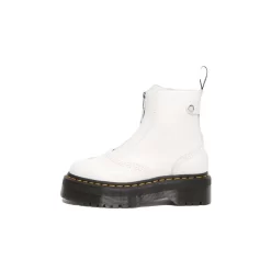 Dr. Martens Jetta Zip Front Boot White