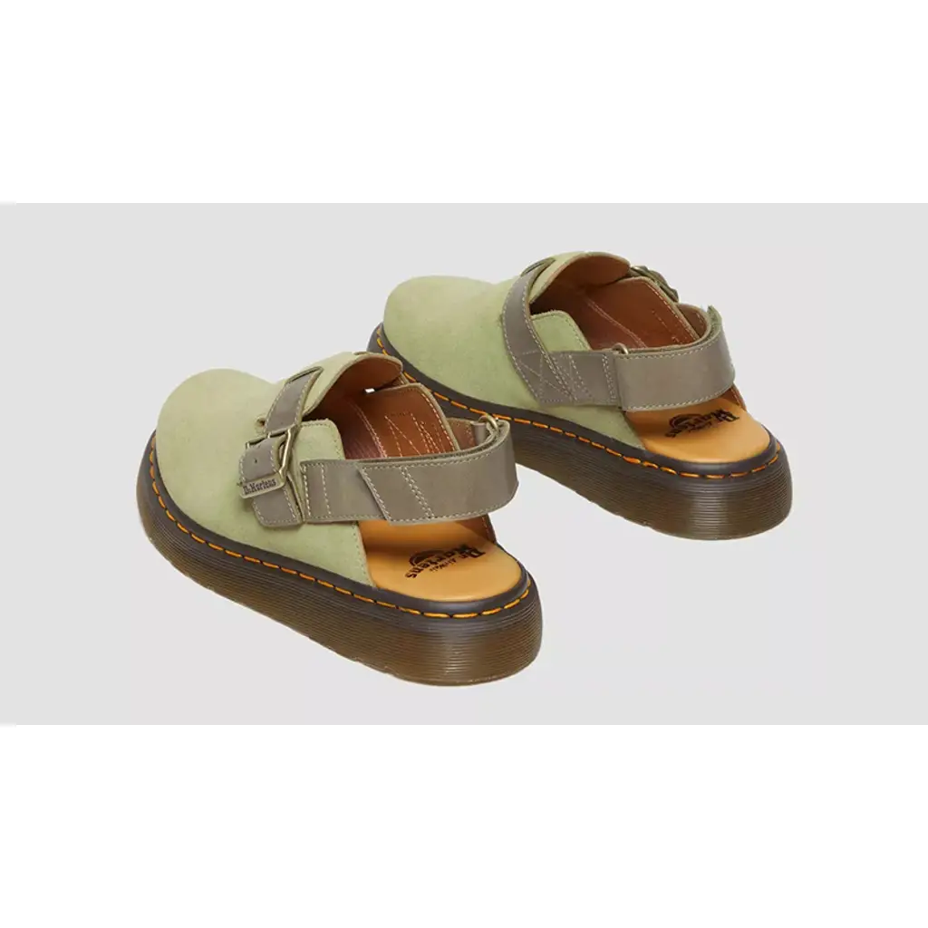 Dr. Martens Jorge 2 Slingback Mules Pale Olive - Image 6