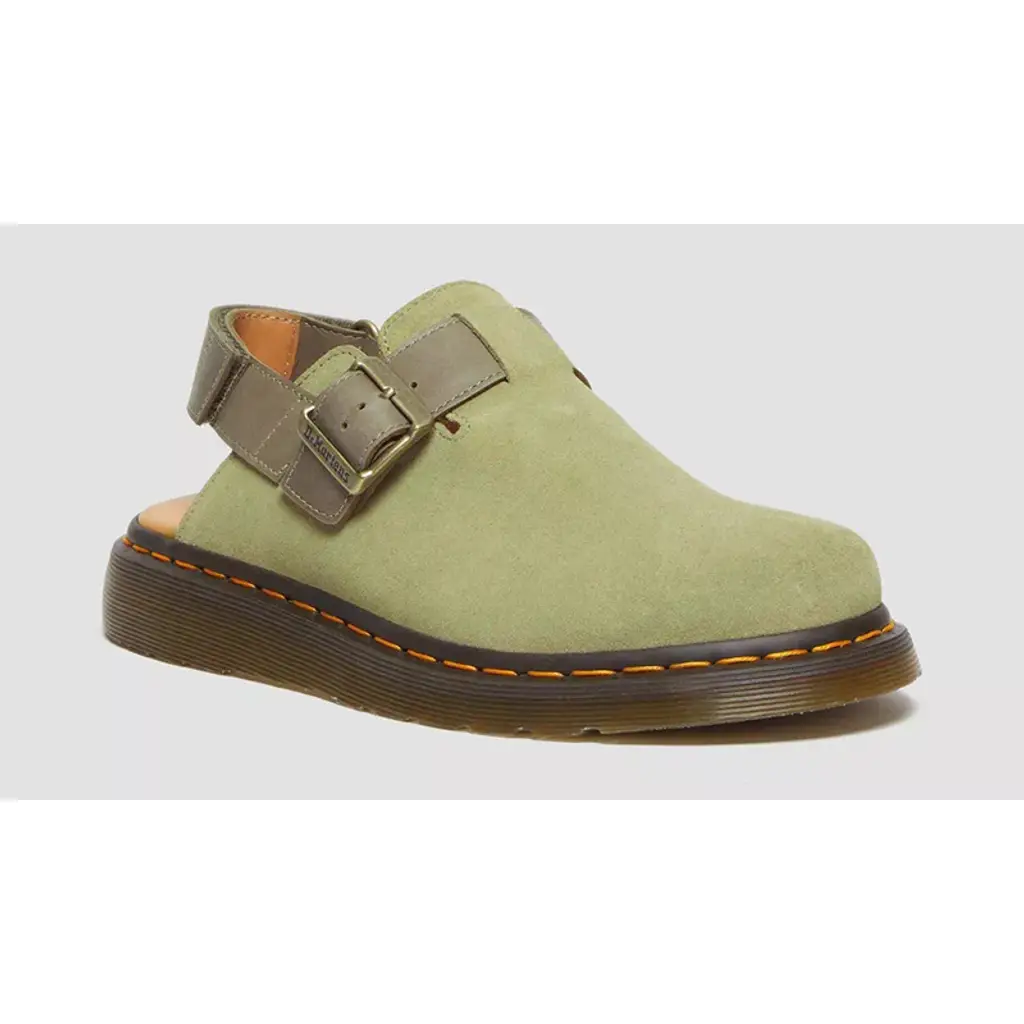 Dr. Martens Jorge 2 Slingback Mules Pale Olive - Image 3