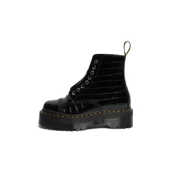 Dr. Martens Dr Martens Sinclair Zip Boots Croc Emboss Black