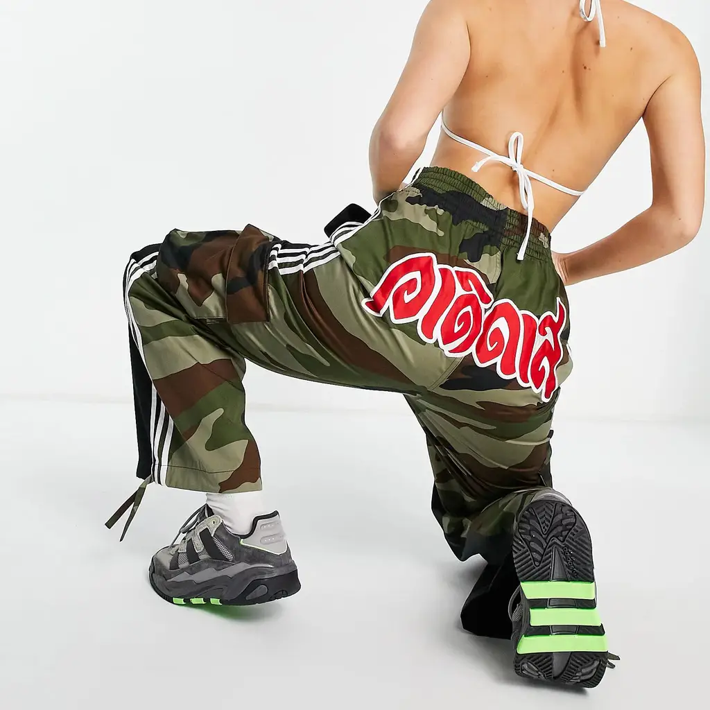 Dry Clean Only X Adidas Cargo Trousers - Black - Image 2