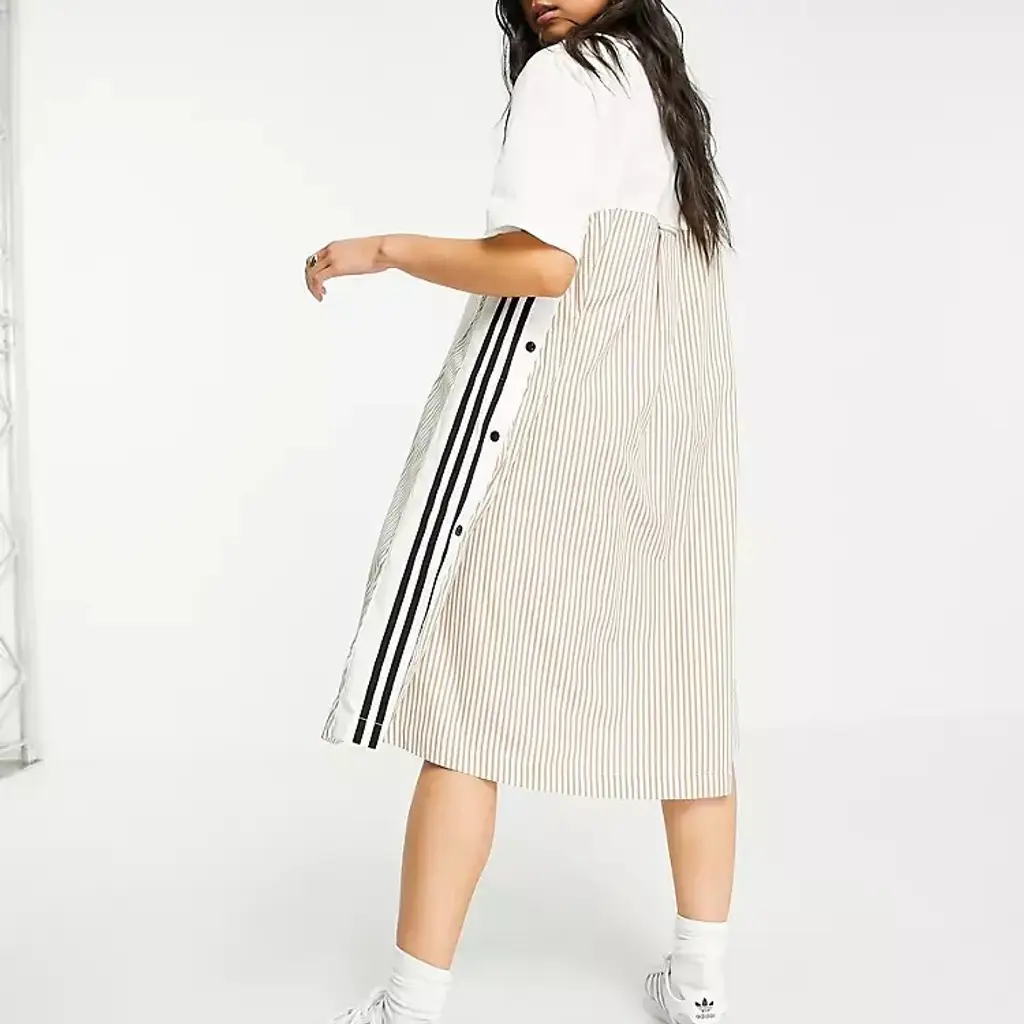 Dry Clean Only X Adidas Originals Jersey T-Shirt Dress - White - Image 2