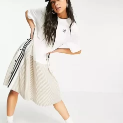 Dry Clean Only X Adidas Originals Jersey T-Shirt Dress - White