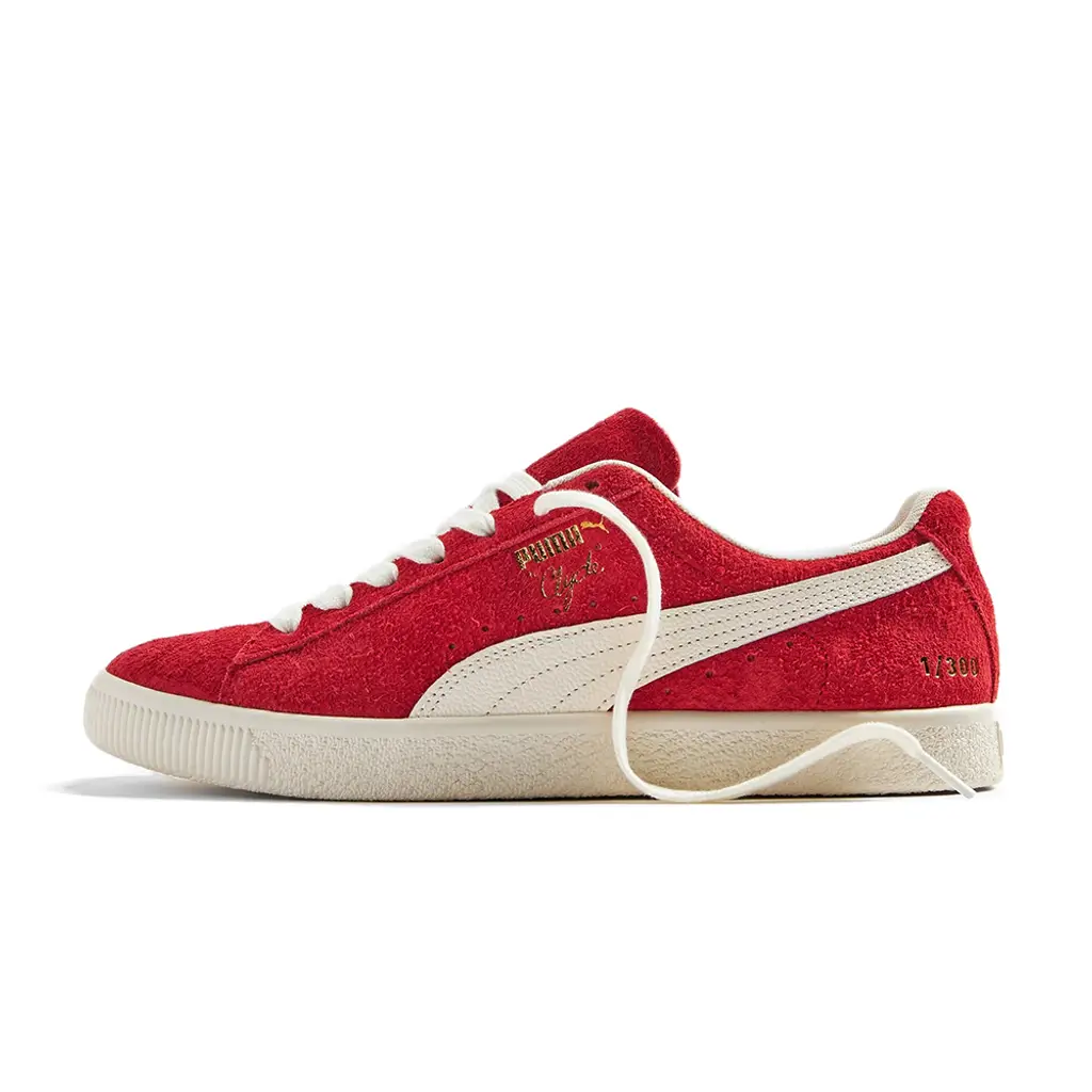 END X PUMA Clyde OG Red Ivory