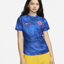 England Nike Dri-FIT Pre-Match Football Top - Blue Void