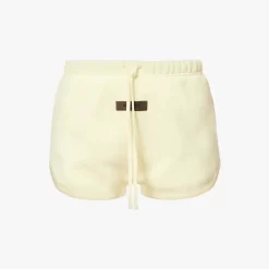 Fear Of God ESSENTIALS Cotton Blend Drawstring Shorts - Canary