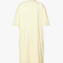 Fear Of God ESSENTIALS Cotton Jersey Midi Dress - Canary