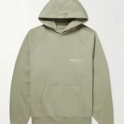 Fear Of God ESSENTIALS Fleece Raglan Hoodie - Seafoam