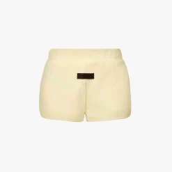 Fear Of God ESSENTIALS High Rise Cotton Blend Shorts - Canary