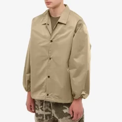 Fear Of God ESSENTIALS Iridescent Coaches Jacket - Oak