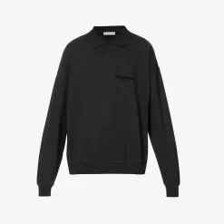 Fear Of God ESSENTIALS Jersey Polo Shirt - Black