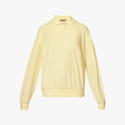 Fear Of God ESSENTIALS Logo Patch Polo Shirt - Canary