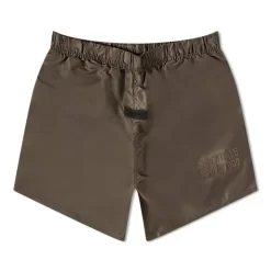 Fear Of God ESSENTIALS Logo Running Shorts - Wood