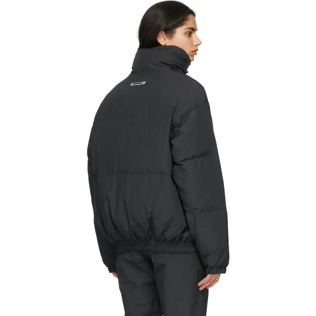 Fear Of God ESSENTIALS Nylon Puffer Jacket - Black - Image 3
