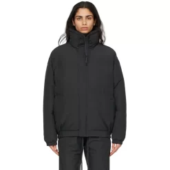 Fear Of God ESSENTIALS Nylon Puffer Jacket - Black