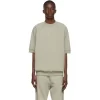 Fear Of God ESSENTIALS Raglan Short Sleeve Sweatshirt - Seafoam