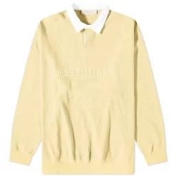 Fear Of God Essentials Rugby Shirt - Light Tuscan