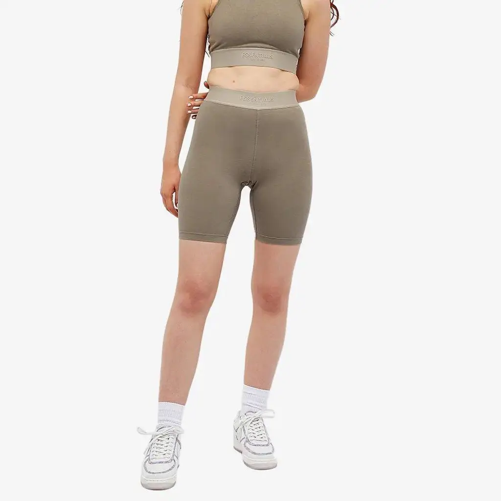Fear Of God Essentials Sports Cycling Short - Desert Taupe - Image 3