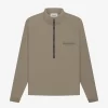 Fear Of God ESSENTIALS Summer Half Zip Track Jacket Harvest - Harvest