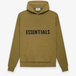 Fear Of God ESSENTIALS Summer Knitted Hoodie Amber - Amber