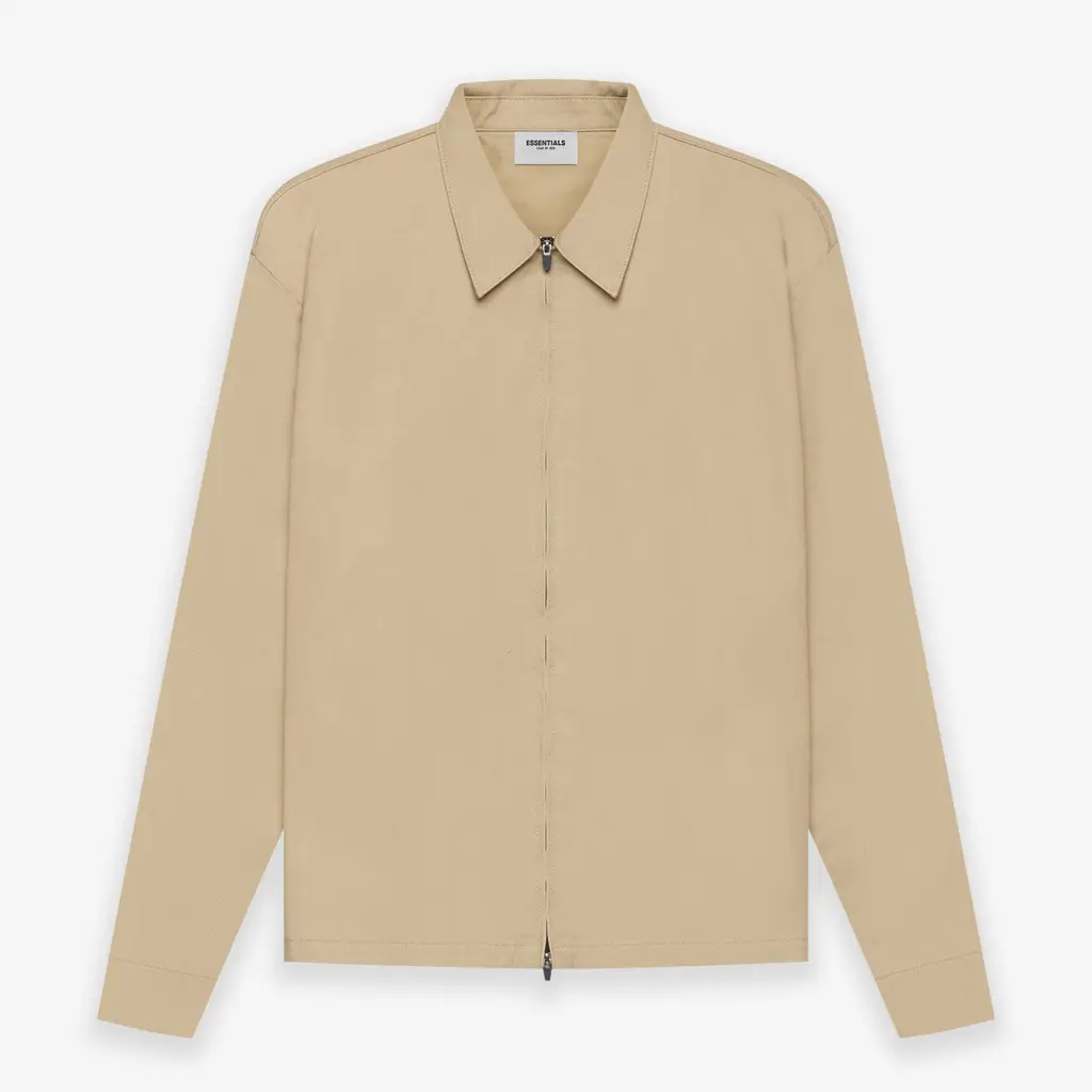 Fear Of God ESSENTIALS Twill Jacket - Khaki