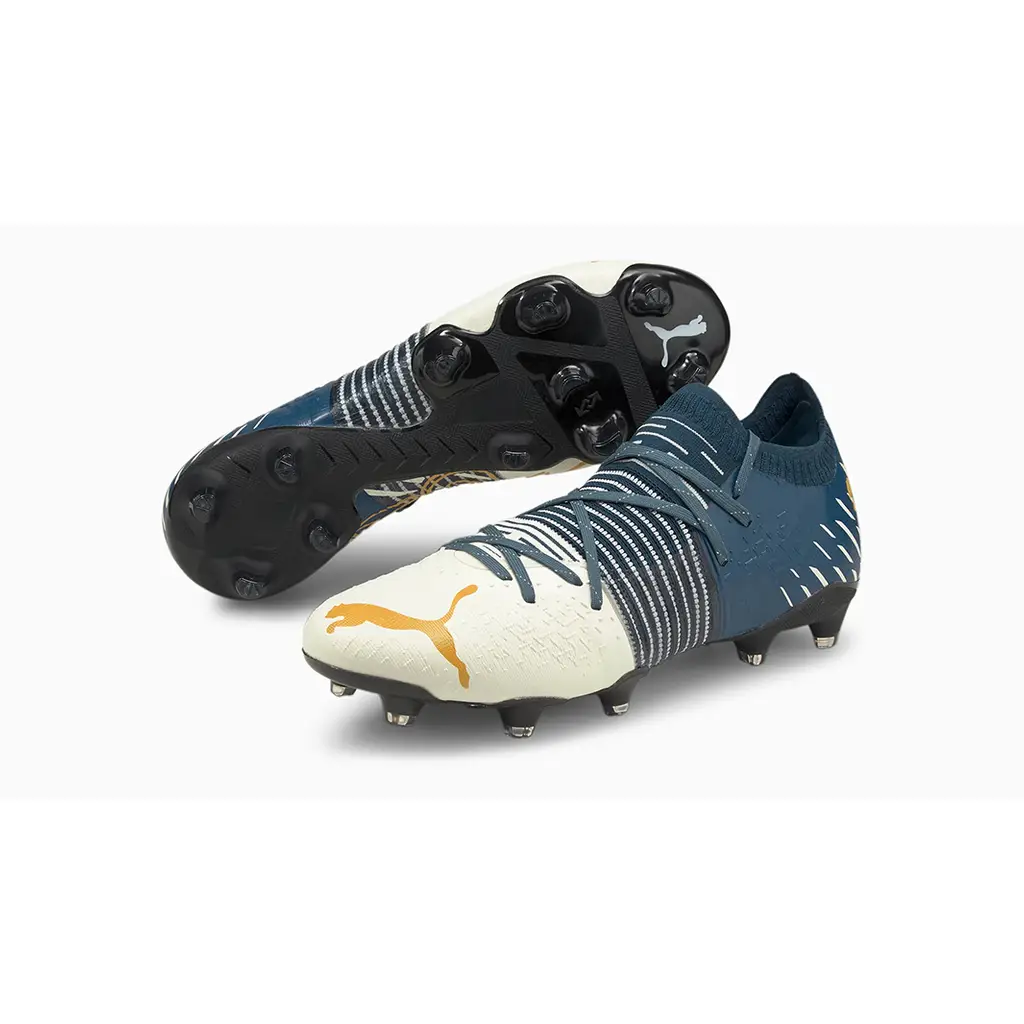 FIRST MILE X PUMA Future Z 1.2 FG/AG Football Boots Blue Ivory - Image 2