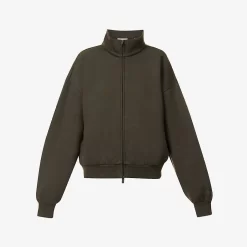 Fear Of God ESSENTIALS High Neck Cotton Jacket - Off-Black