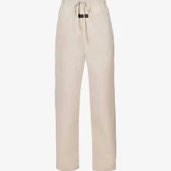 Fear Of God ESSENTIALS Drawstring Waist Trousers - Smoke