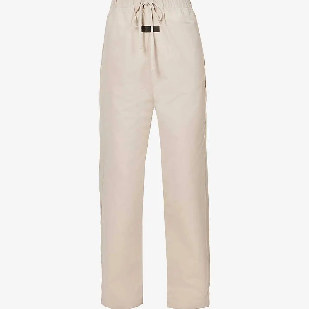 Fear Of God ESSENTIALS Drawstring Waist Trousers - Smoke
