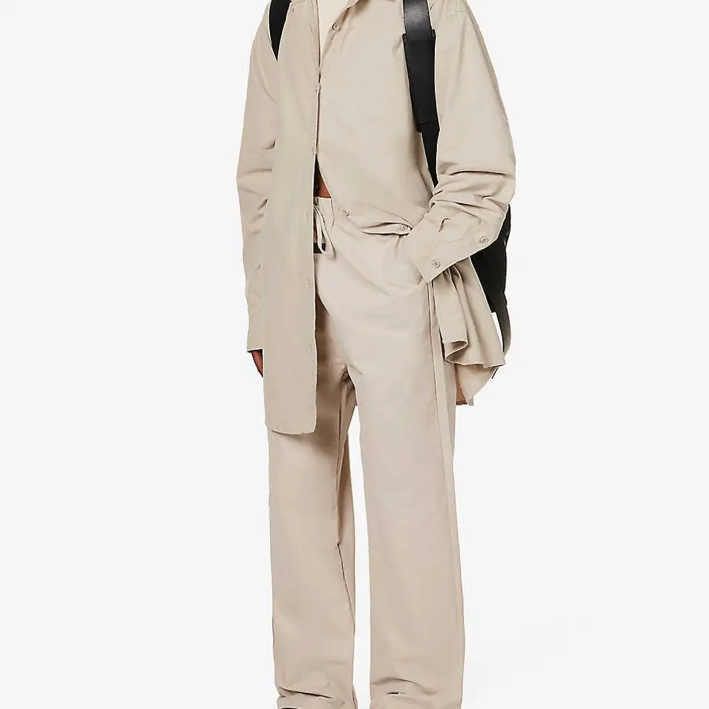 Fear Of God ESSENTIALS Drawstring Waist Trousers - Smoke - Image 4