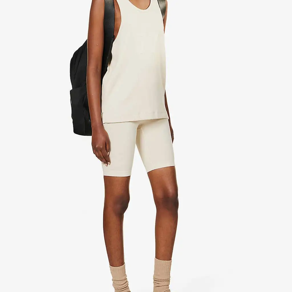 Fear Of God ESSENTIALS Sport Shorts - Egg Shell - Image 5