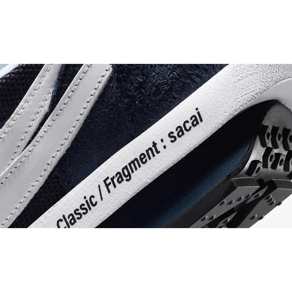 Fragment Design X Sacai X Nike LDWaffle Navy Black - Image 4