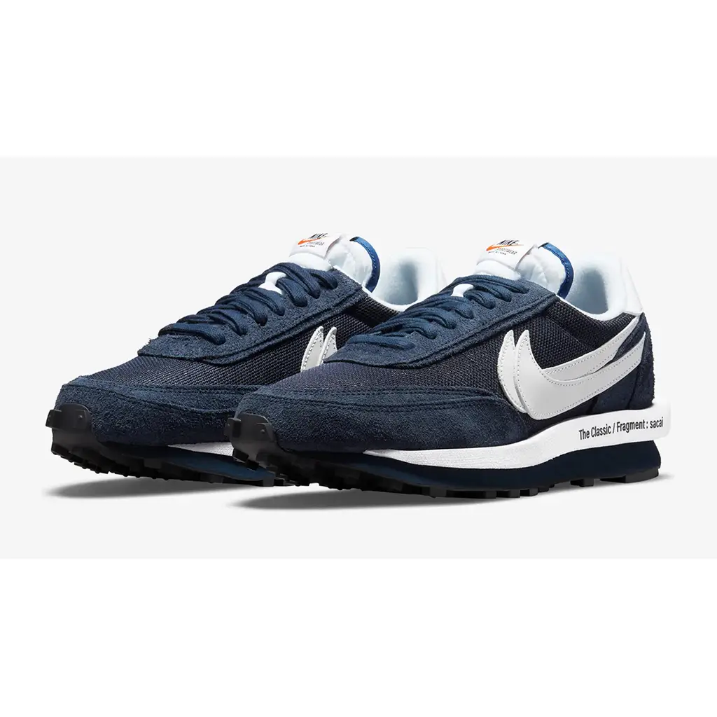 Fragment Design X Sacai X Nike LDWaffle Navy Black - Image 2