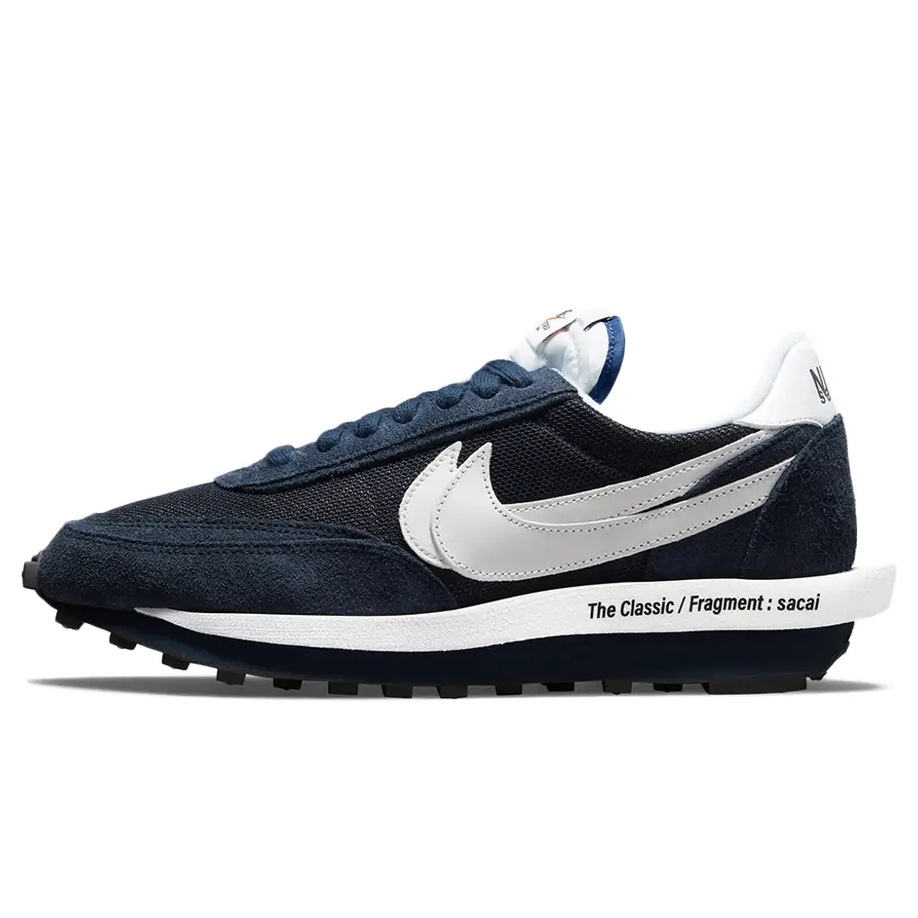 Fragment Design X Sacai X Nike LDWaffle Navy Black