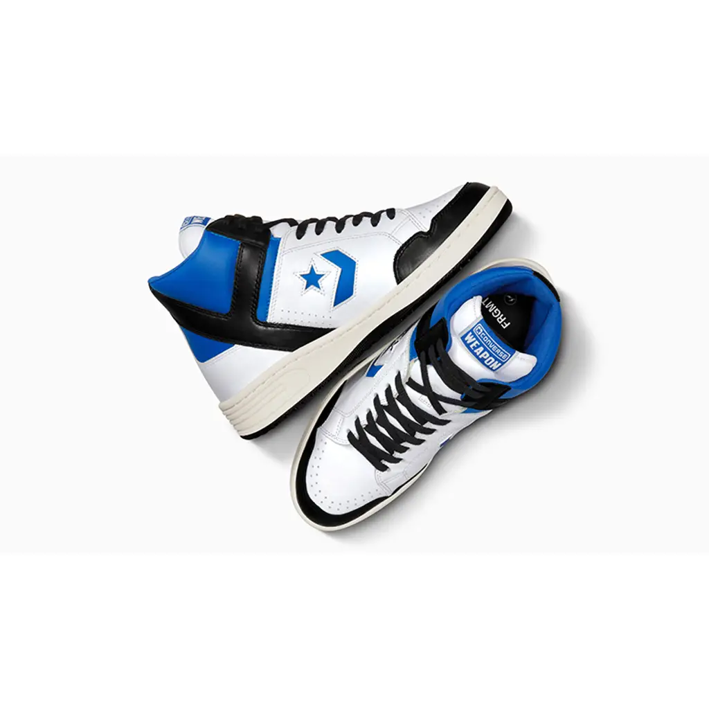 FRGMT X Converse Weapon Mid White Sport Royal - Image 3