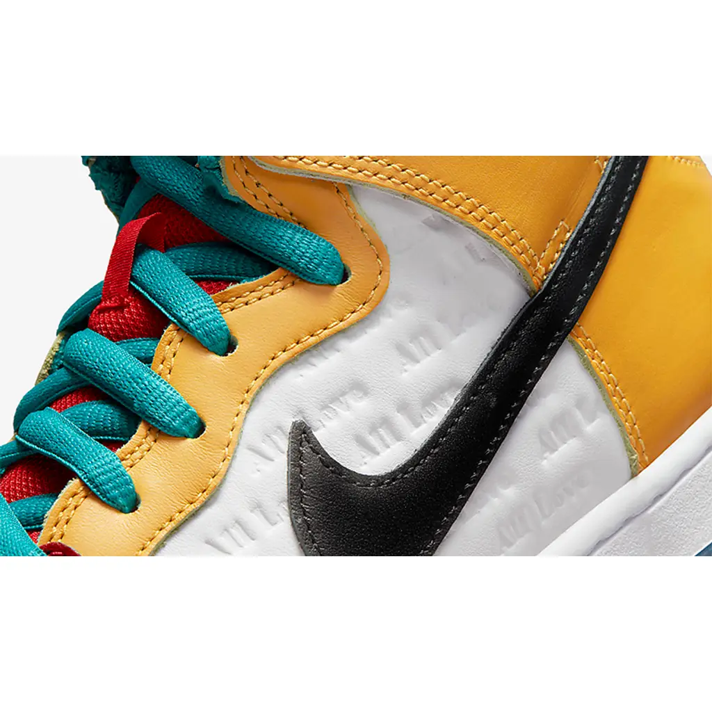 FroSkate X Nike SB Dunk High All Love No Hate Multi - Image 5