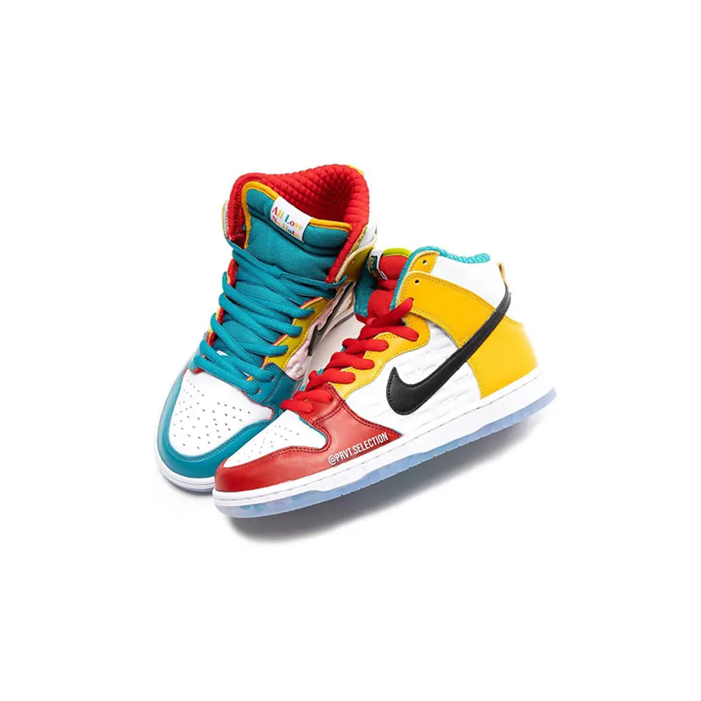 FroSkate X Nike SB Dunk High All Love No Hate Multi - Image 11