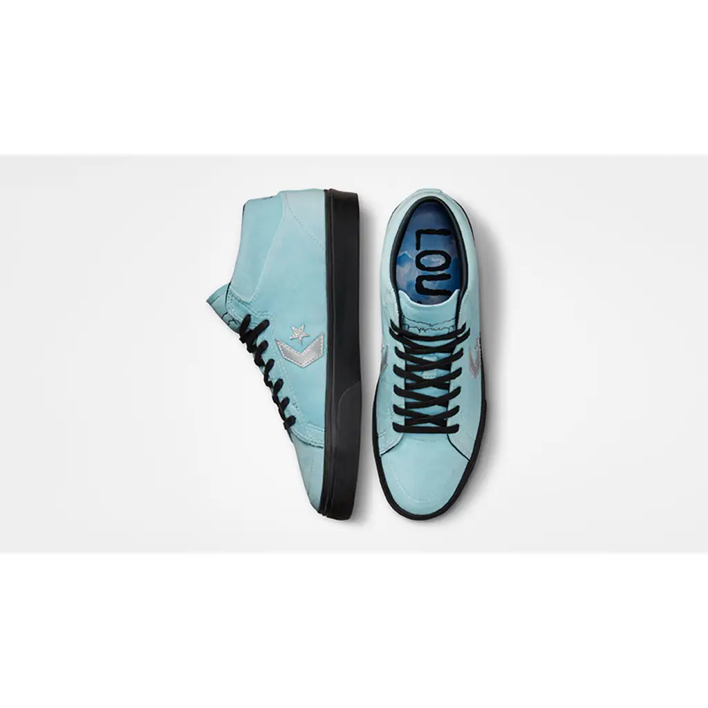 Fucking Awesome X Louie Lopez X Converse Pro Mid Cyan Black - Image 3