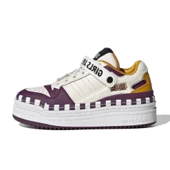 Girls Are Awesome X Adidas Triple Platforum Low White Purple