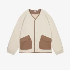 Gramicci Boa Fleece Cardigan - Natural