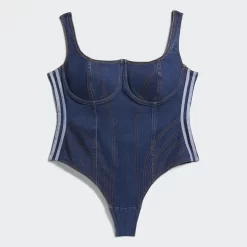 IVY PARK X Adidas Denim Bodysuit (Plus Size) - Dark Denim