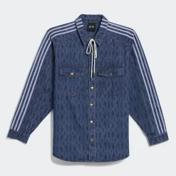 IVY PARK X Adidas Denim Shirt - Dark Denim