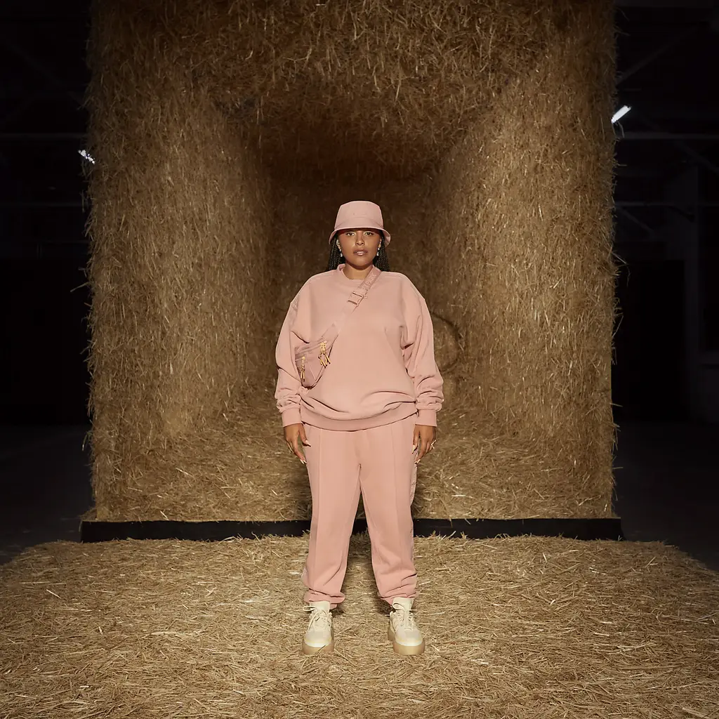 IVY PARK X Adidas French Terry Crewneck Sweatshirt - Ambient Blush - Image 3