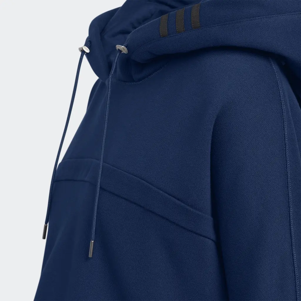 IVY PARK X Adidas Hooded Cropped Shrug - Dark Blue - Image 4