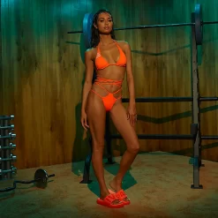 IVY PARK X Adidas Wrap Bikini Bottom - Solar Orange