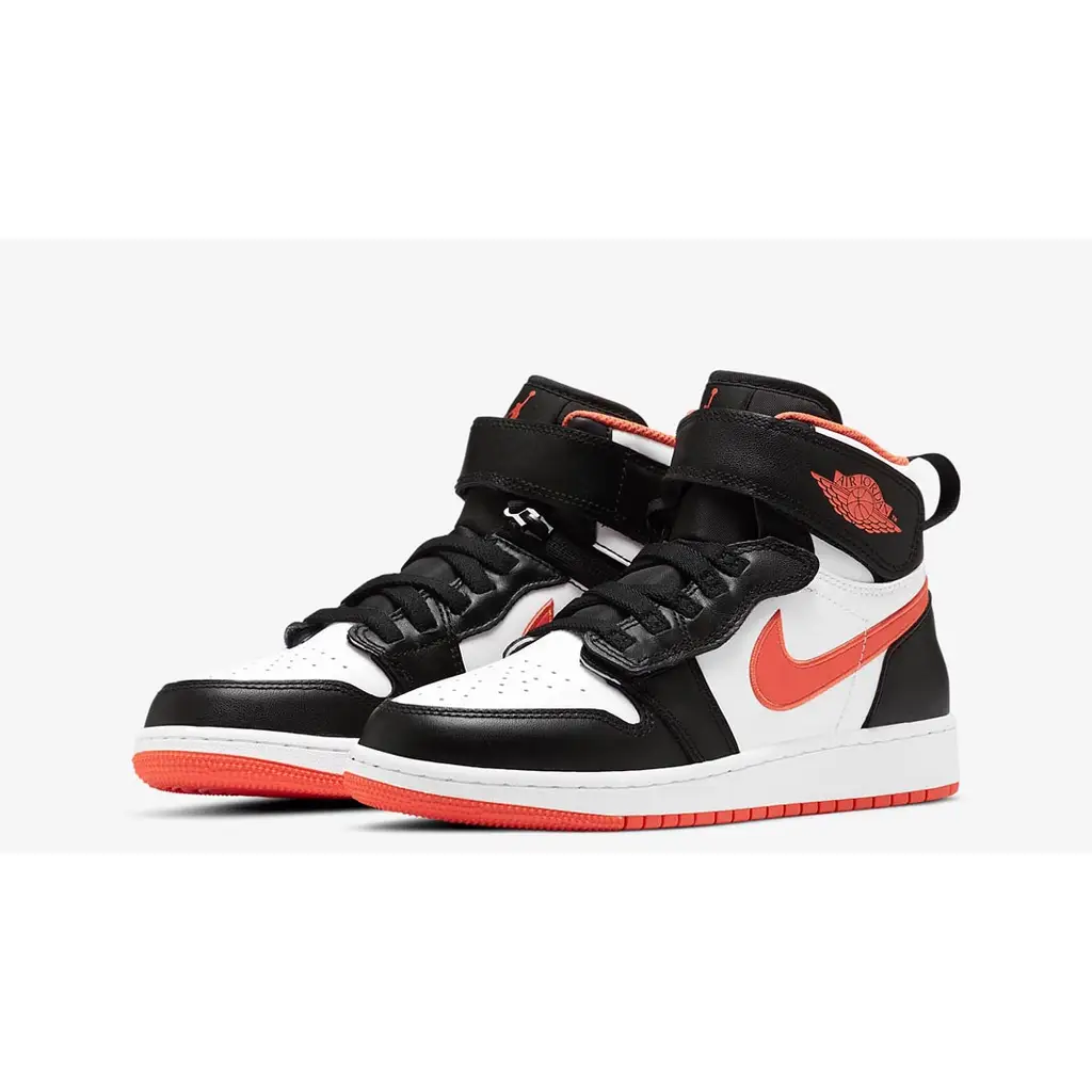 Nike Jordan 1 Hi FlyEase GS Black Turf Orange - Image 2