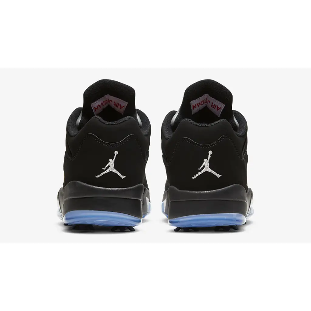 Nike Jordan 5 Golf Black Metallic Silver - Image 5